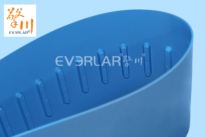 藍色易清潔帶加雙導條肉類加工輸送機械設備